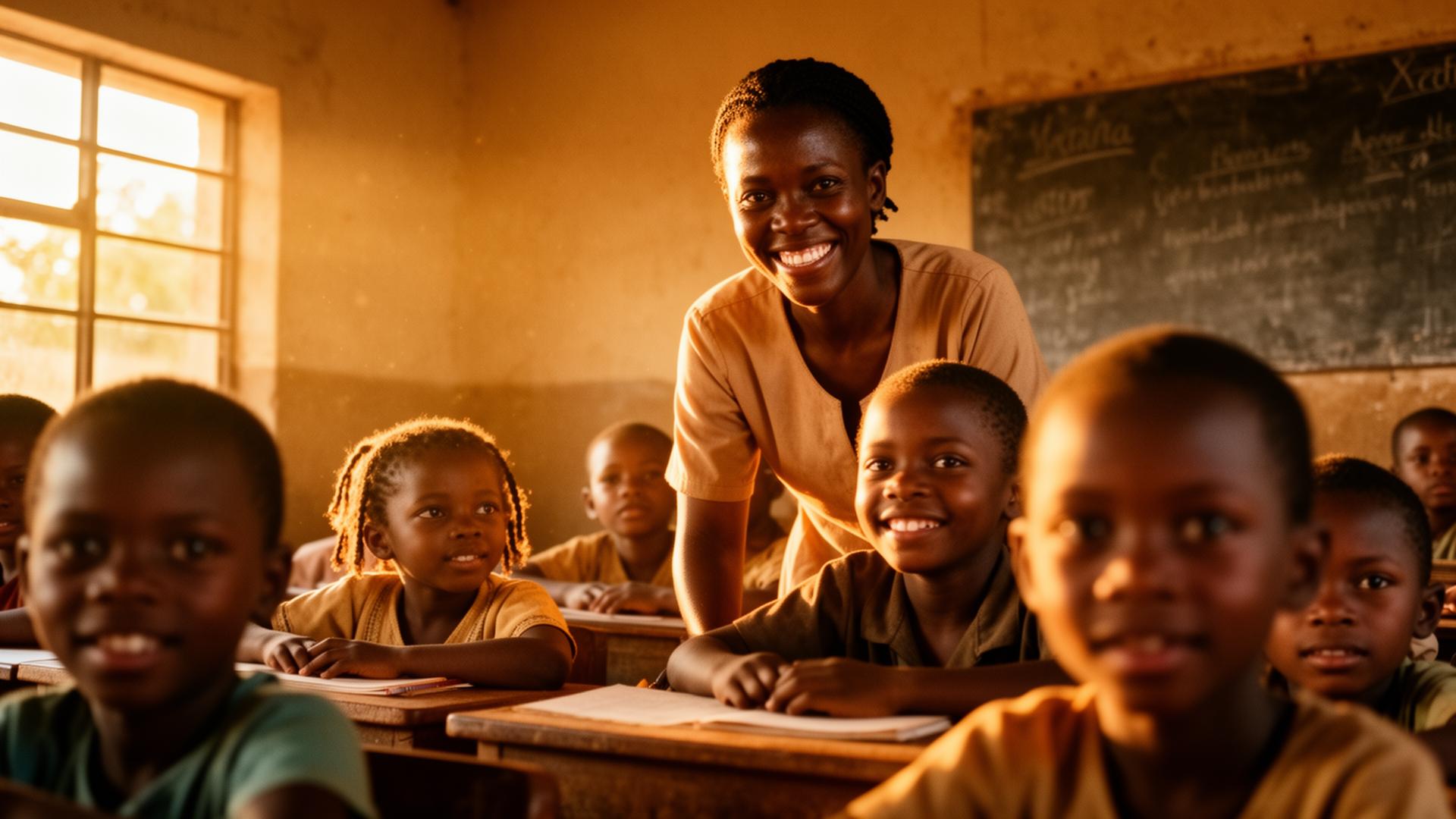 Ndida volunteers working alongside a rural community in Uganda